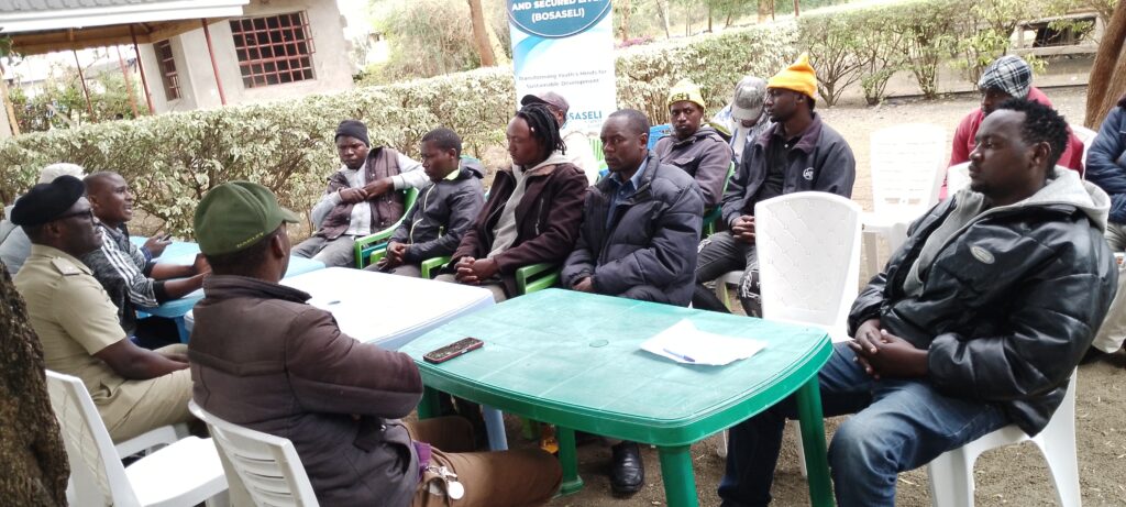 Bodaboda stakeholders in the capacity building at Kisongo